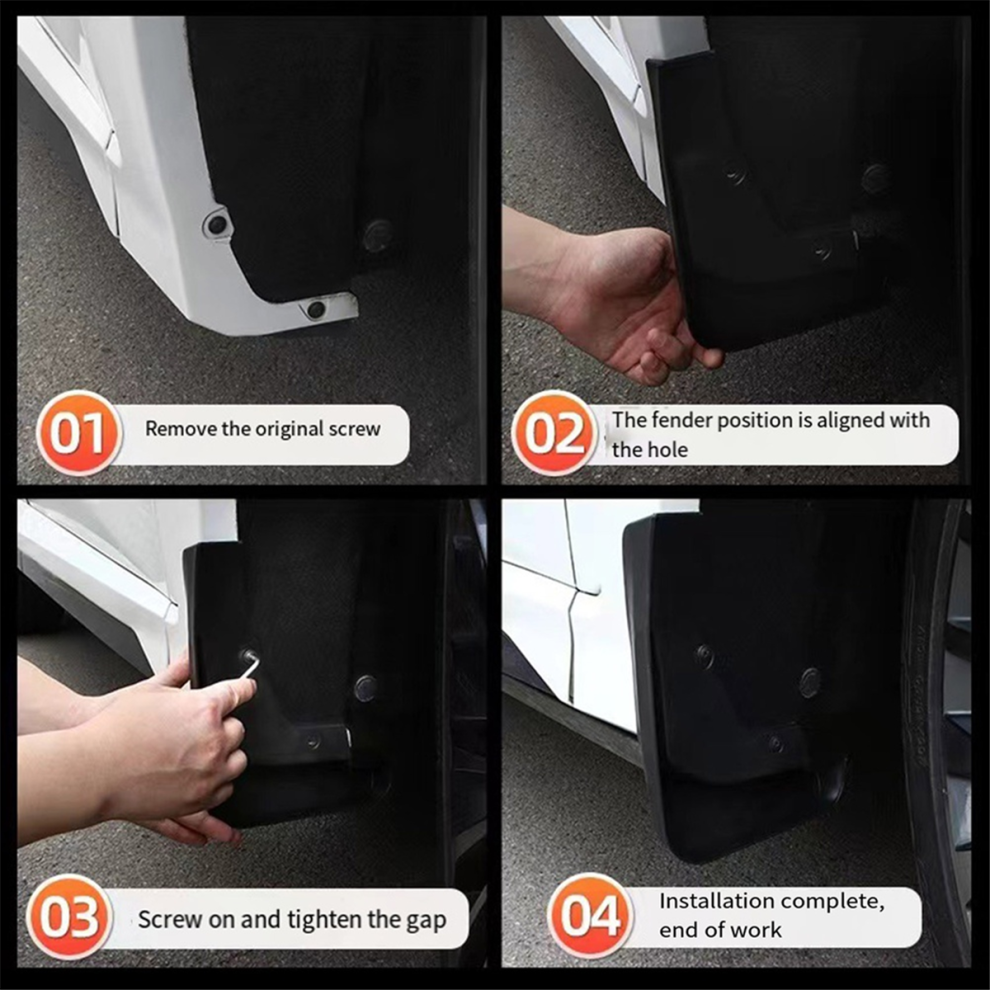 Car Mud Flaps Splash Guard Mudguards Mudflaps For Jetour T2 Light 4711175548766