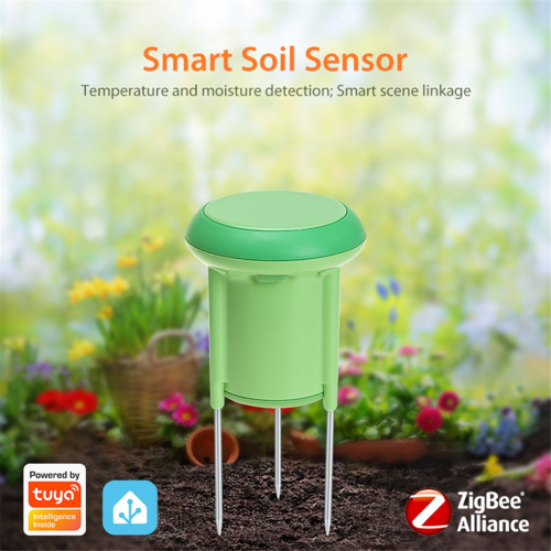 Tuya Zigbee Smart Sol Tester Temperatură și Umiditate Contor 2
