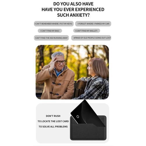 Wireless Wallet Tracker Card Anti-Loss Location Tracking Card 2