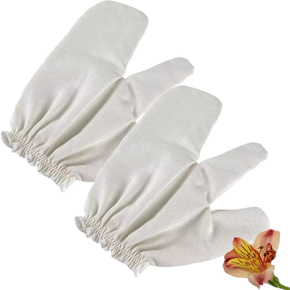 Gloves Raw Silk Massage Gloves Ayurvedic Massage, Raw Silk