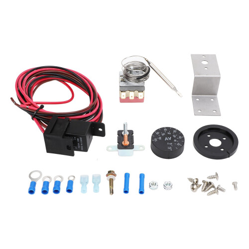 Electric Fan Thermostat Control Relay Wire Kit