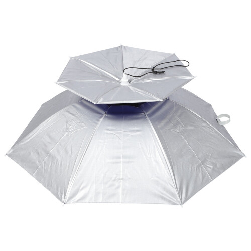 Double-Layer Foldable Fishing Umbrella Cap Accessory