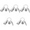 5pcs Mini Urn Memorial Keychain Cremation Keepsake for Ashes 5