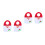 2pcs Christmas Hanging Door Ring Santa Gift Bag 9