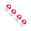 2pcs Christmas Hanging Door Ring Santa Gift Bag 4