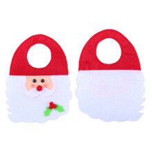 2pcs Christmas Hanging Door Ring Santa Gift Bag