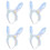 4pcs Fabric Bunny Ears Headband Rabbit Ear Costume Accessory 7