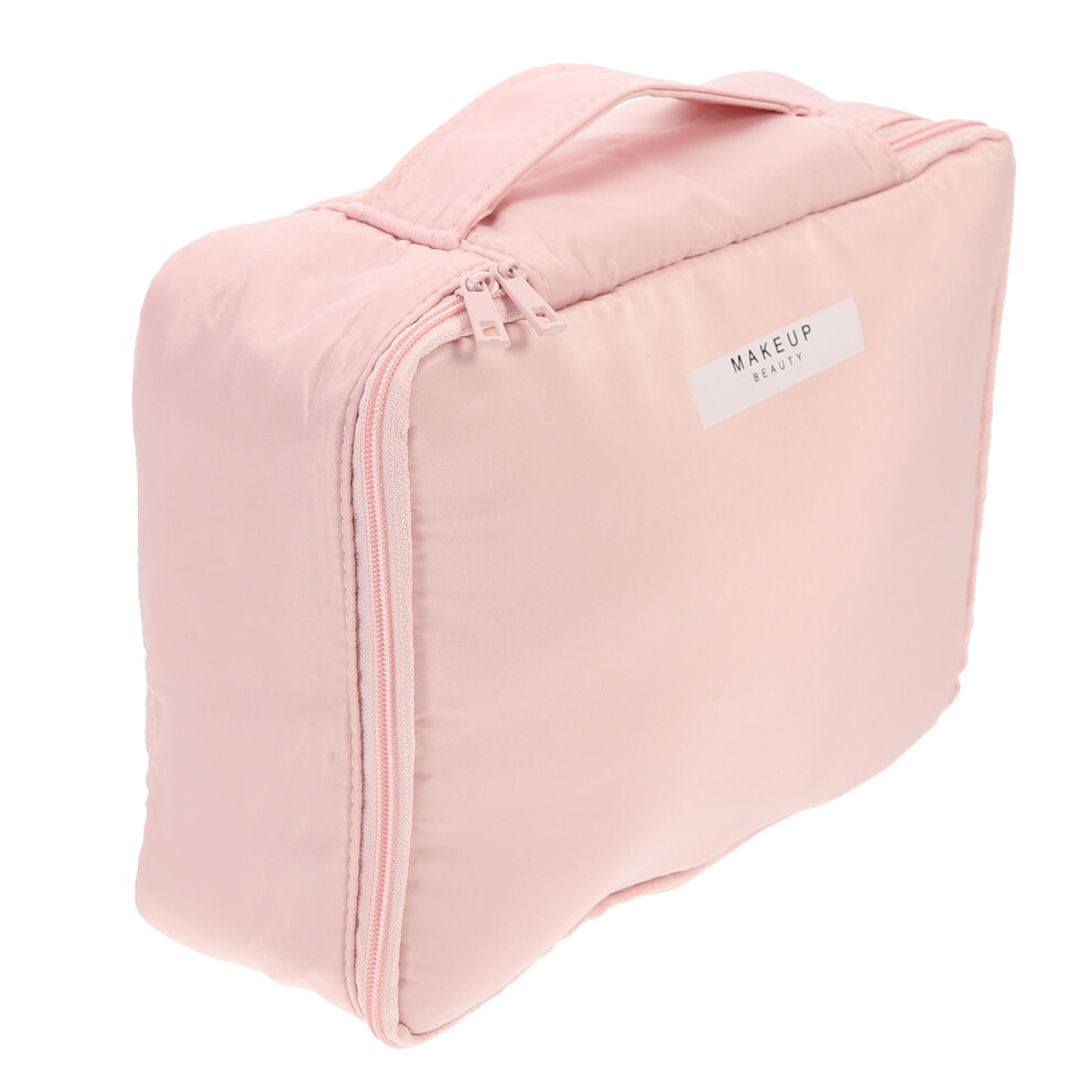 Inoomp 1Set Portable Cosmetic Bag With Smooth Zipper For Women