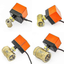 (24VDC, 1-1 4 inches) 1/2" 3/4" 1" 2" Motorized Ball Valve 220v 12v 24v 3-wire 2 Point Control Brass Electric Ball Valve