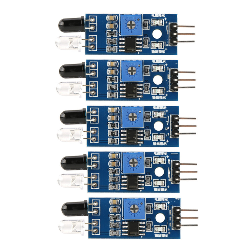 5pcs IR Infrared Obstacle Avoidance Sensor Module