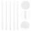 25pcs Cake Dowel Rods Tiered Cake Support Sticks 2