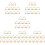60pcs D-Shaped Luggage Rings Replacement Bag Accessories 11