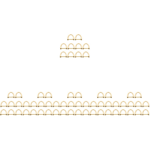60pcs D-Shaped Luggage Rings Replacement Bag Accessories 2
