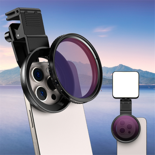 67mm ND2-ND400 Filter Universal Phone Clip 2