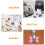 40sets Sublimation Blanks Keychains Crafts 11