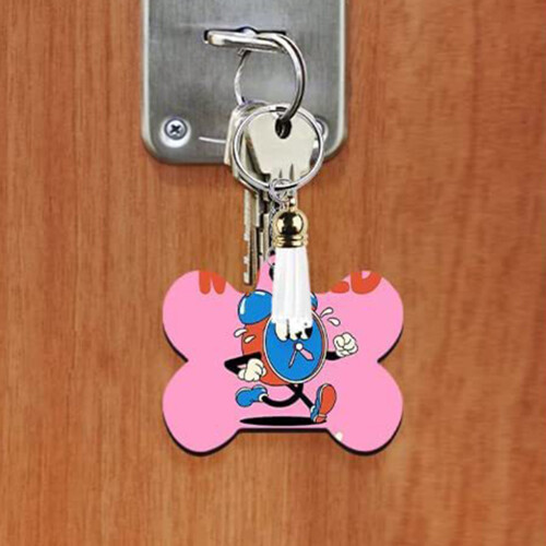 40sets Sublimation Blanks Keychains Crafts 1