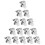 40pcs Iron Speaker Corner Guard Protector 8