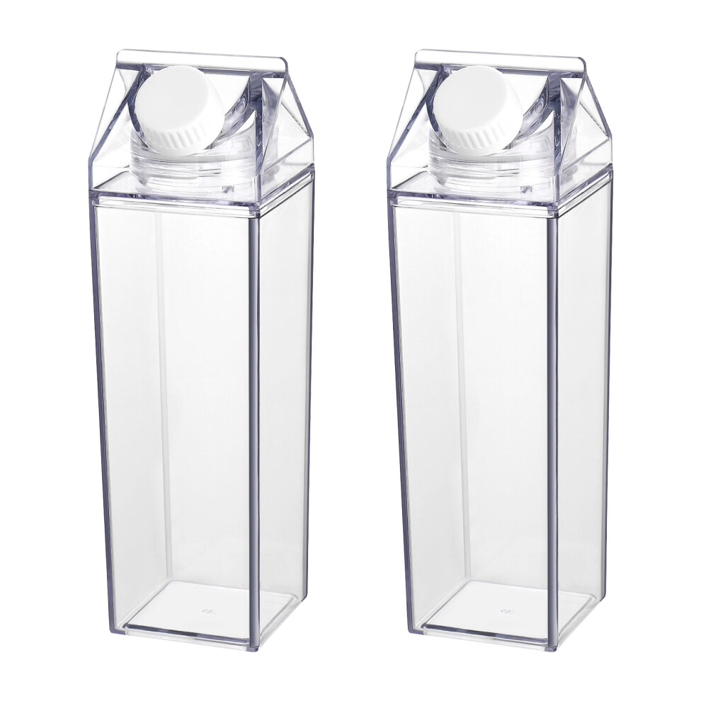 2pcs 500ml Leak-Proof Clear Plastic Water Bottles for Travel Camping-image-OPC-PKBJFZM-NEW