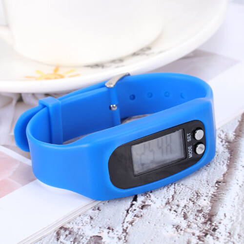 LED Multi-Function Pedometer Sports Watch Blue 2