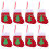 8pcs Stocking Silverware Holders Mini Xmas Socks Tableware 4