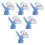 6pcs Bottle Sprinkler Watering Spout Bonsai Tool 9