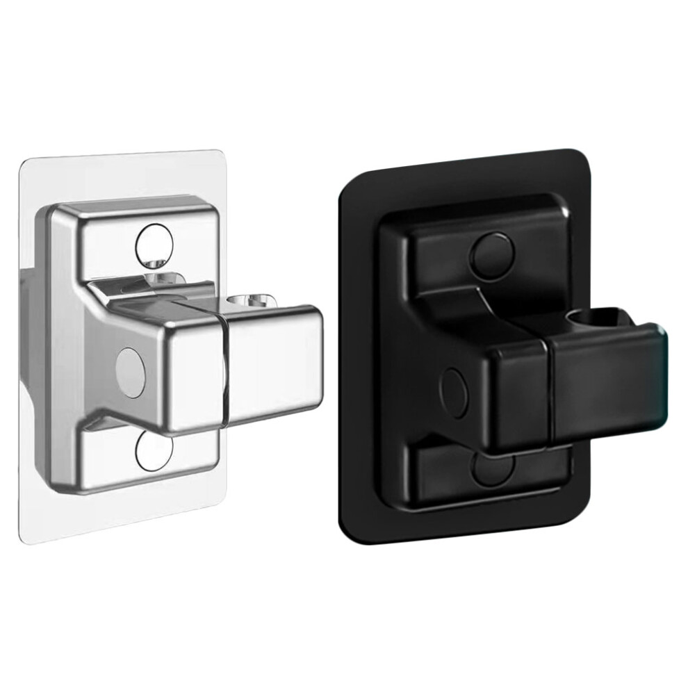 2Pcs Shower Head Holder Rotation Punch-Free Bracket 3173894911046