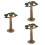 3Pcs Mini Tree Model Multi Color Realistic Plant Micro Landscape Decor 2