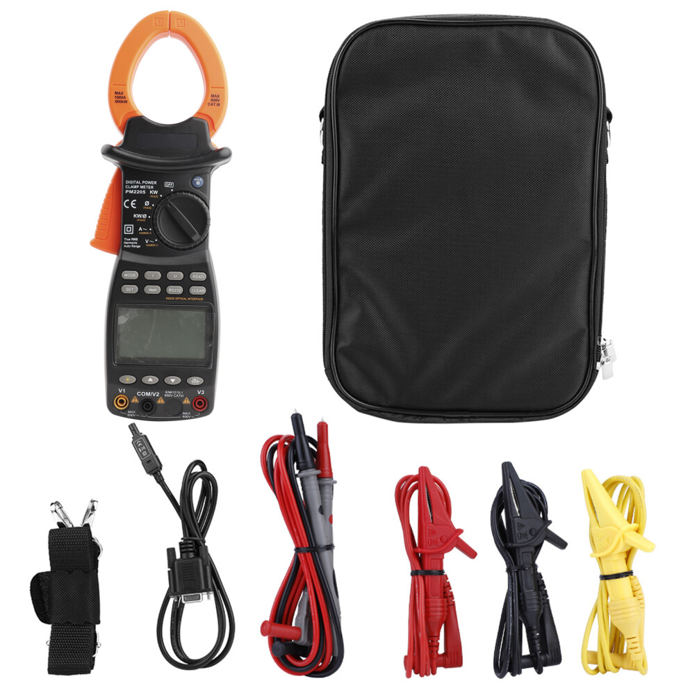 PEAKMETER MS2205 Threephase Clamp Meter