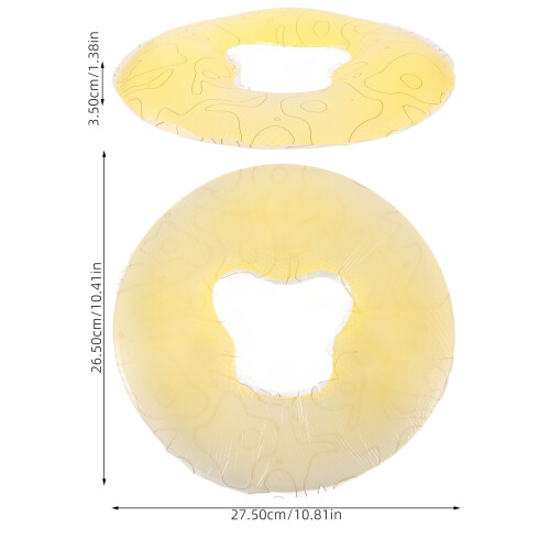 Silicone Face Down Pillow for Massage Table 1pc 1