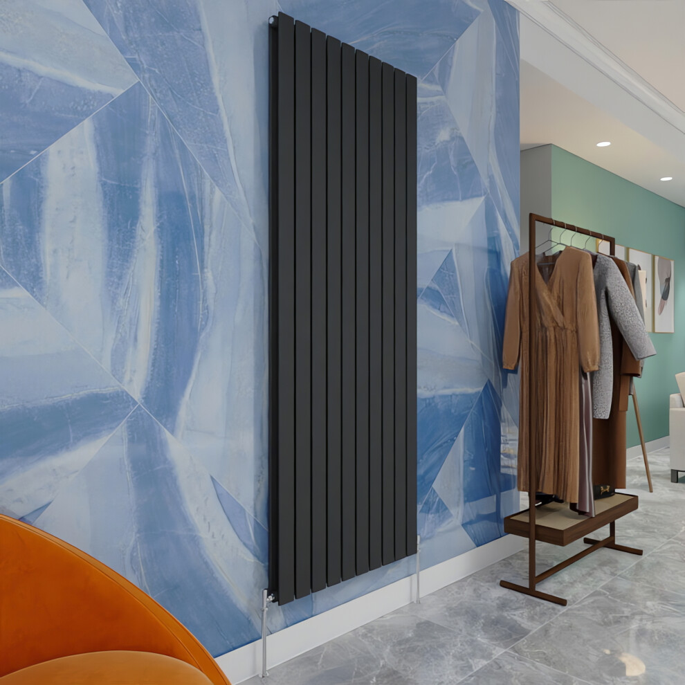 (Anthracite, 1800X680mm) Designer Flat Panel Radiator Double 5054100008928