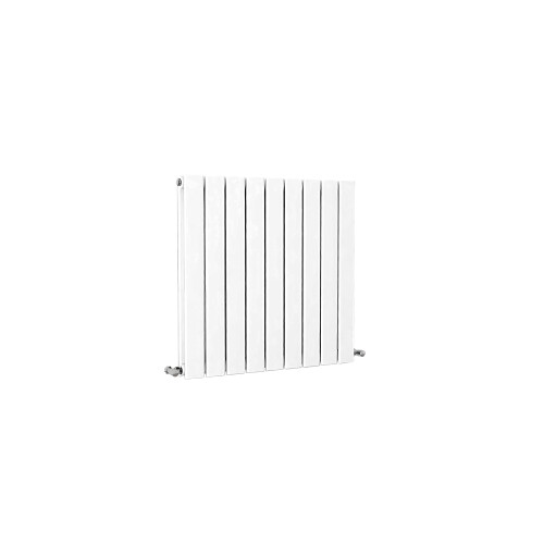 (White, 600x612mm) Designer Flat Panel Radiator Double 2