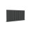 (Anthracite, 600x1156mm) Designer Flat Panel Radiator Double 3