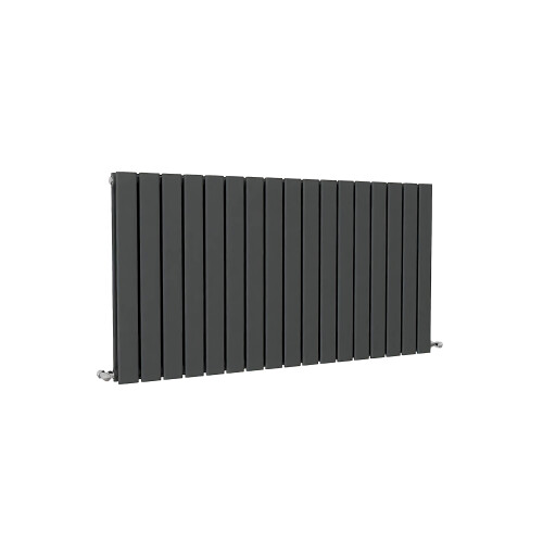 (Anthracite, 600x1156mm) Designer Flat Panel Radiator Double 2