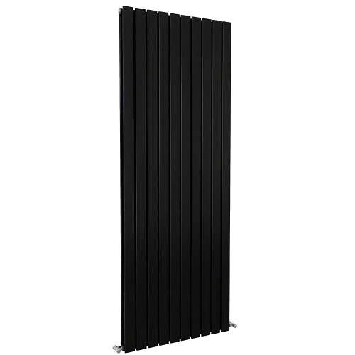 (Black, 1800x680mm) Designer Flat Panel Radiator Double 2
