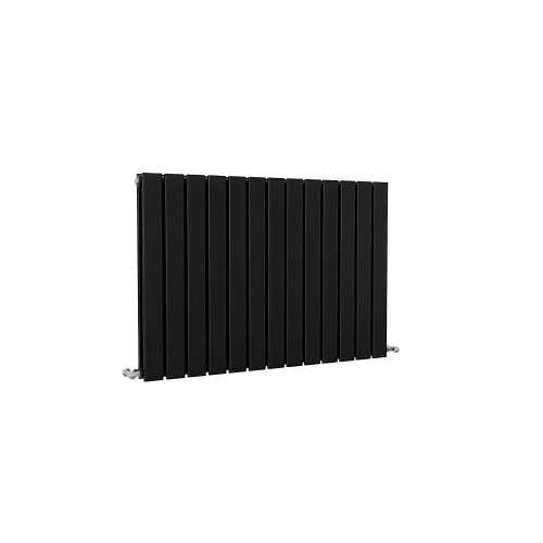 (Black, 600x884mm) Designer Flat Panel Radiator Double 2