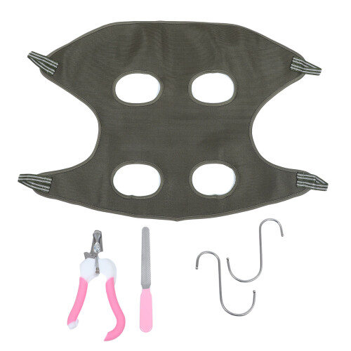 1set Pet Grooming Hammock Nail Clipper File Tools