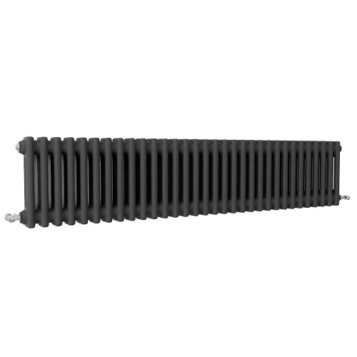 (Anthracite, 300x1460mm) Traditional 2 Column Cast Iron Style Radiator 2