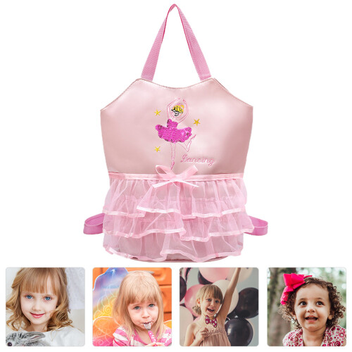 1pc Portable Embroidery Backpack Dance Bag 2