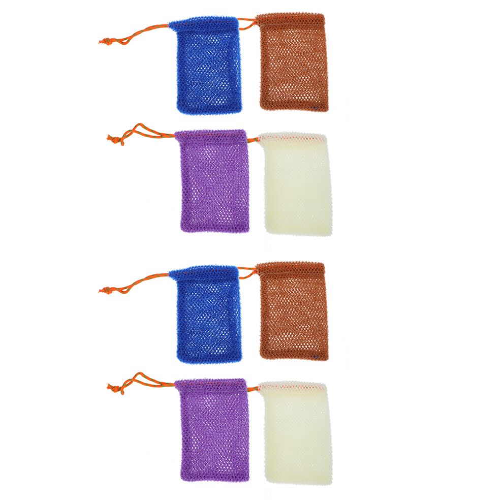 8pcs Drawstring Soap Bags Foaming Pouches for Bathing-image-OPC-PKBJHZJ-NEW