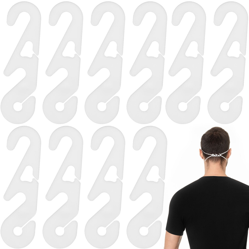 30Pcs S-Hook Mask Extenders Adjustable Ear Savers 3173894921960