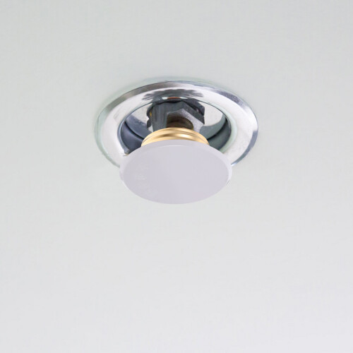 Wall-Mounted Fire Sprinkler Cover Plate for Ceiling Protection 2