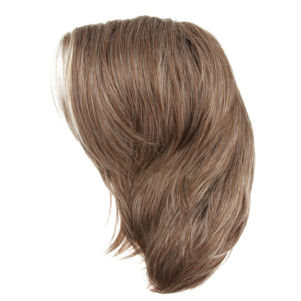Iplusmile 1Pc Men's Retro Short Hairpiece Silk Wig Gradient