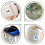 6pcs Self-Adhesive Trash Bin Classification Labels for Home 10