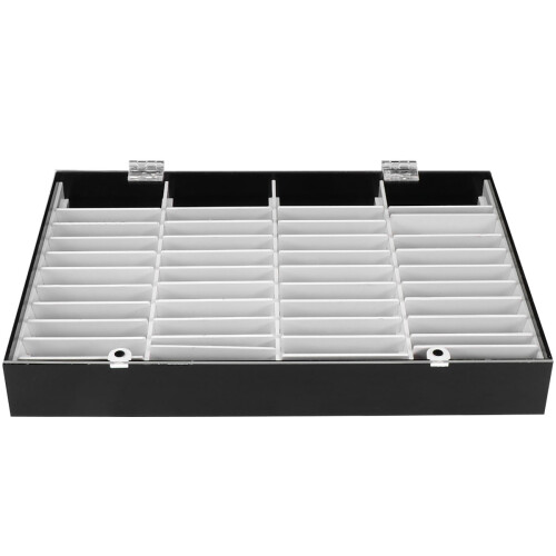 1pc 40 Grids Nail Color Display Box Acrylic Storage Black