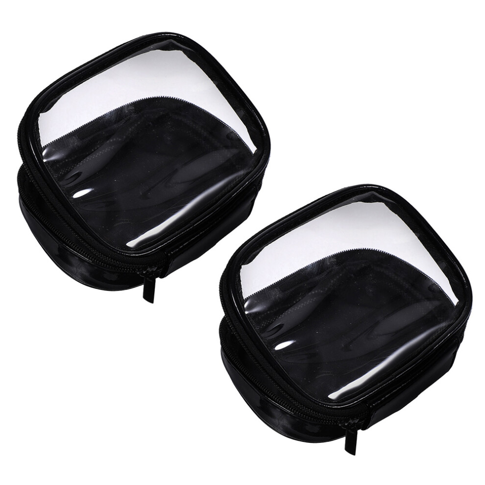 Iplusmile Light 2Pcs Clear Travel Makeup Bag Toiletry Cosmetics Organizer