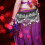 Handcrafted Belly Dancing Hip Scarf with Sequins and Coins 4