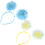 10pcs Foil Pompom Headband Tinsel Hair Loop Cosplay Accessory 1
