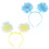 10pcs Foil Pompom Headband Tinsel Hair Loop Cosplay Accessory 2