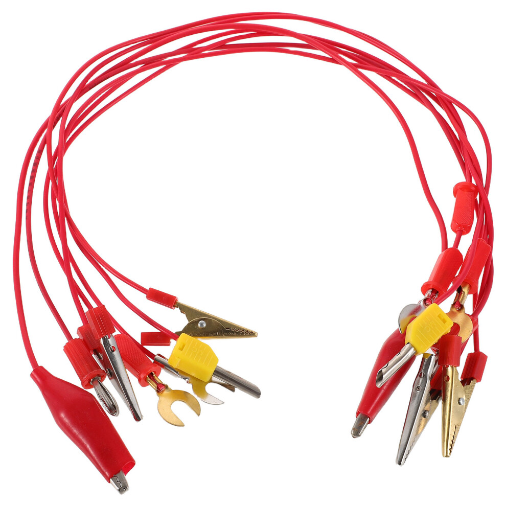 7Pcs Physics Lab Circuit Tools With Banana Plug Alligator Clips 3173894957747