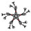 10pcs Mini Eagle Eye Vehicle Light Waterproof Working Light 6